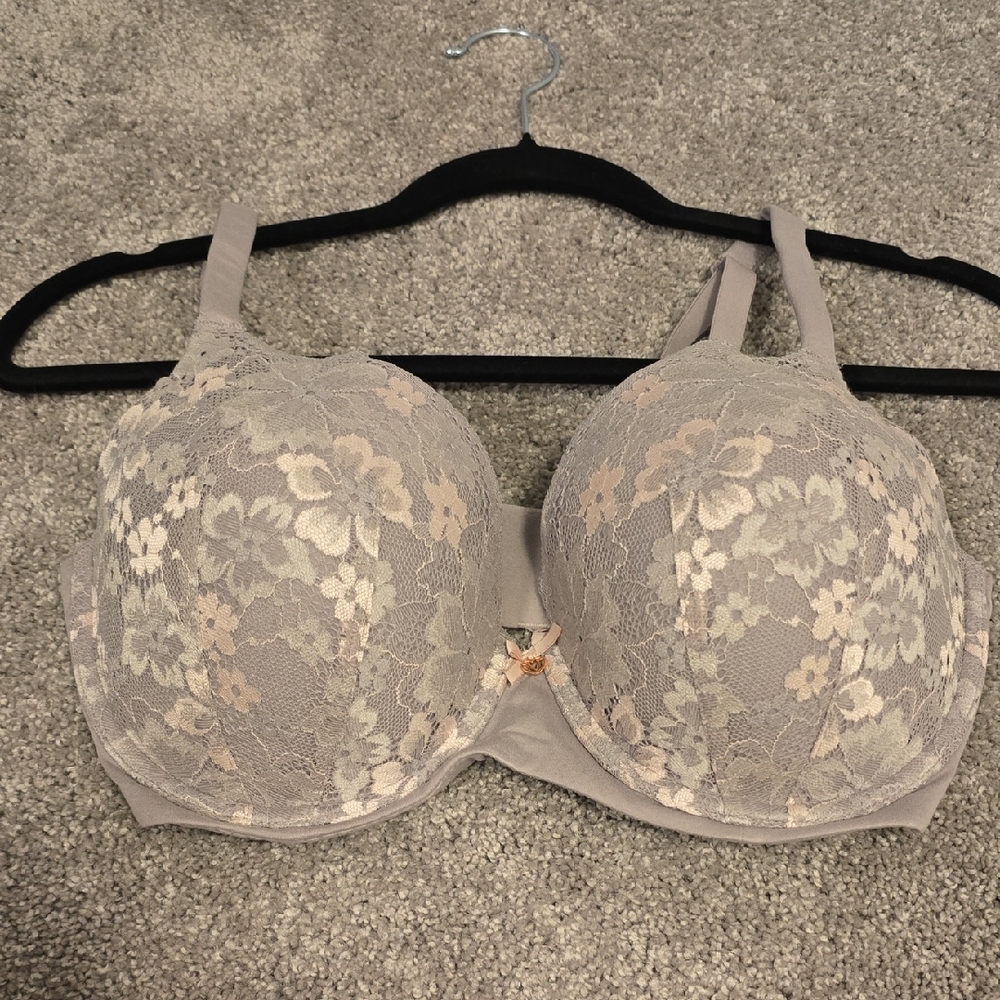 Victoria’s Secret Body by Victoria Lined Demi Bra – Smokey Purple (34DDD)